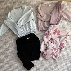 Zara leggings and sweatshirt sets (14 pieces)